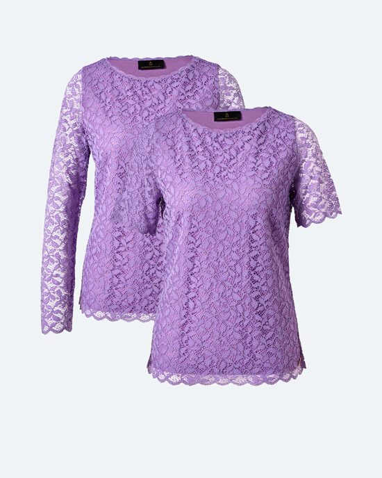 Produktabbildung für Shirts mit Spitze 2er-Set
