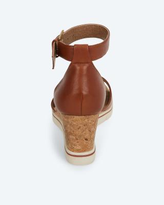 Sandale mit Keilabsatz