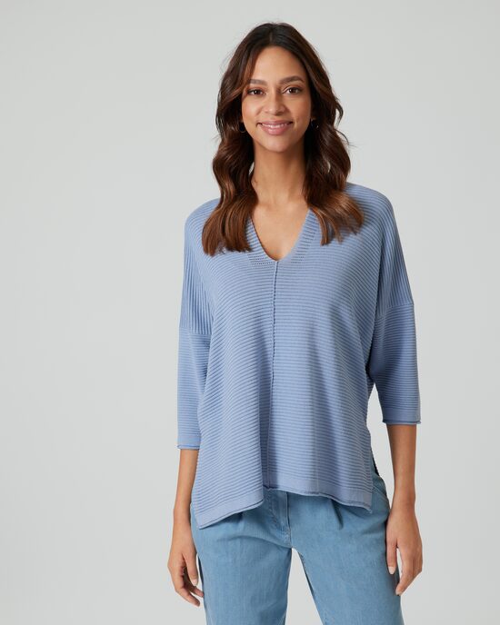 Produktabbildung für Pullover mit Querrippe