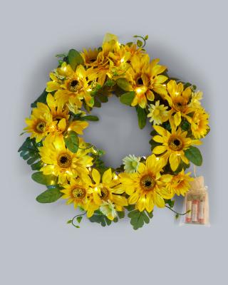 LED-Kranz "Sunflower"