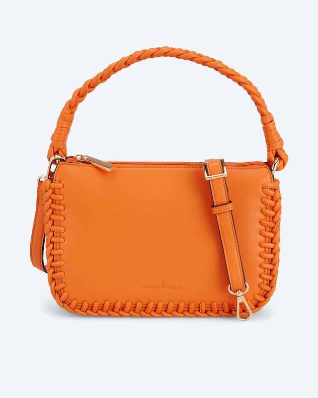 Tasche mit Flechtdetails