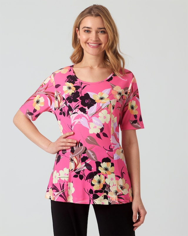 Princess-Shirt mit Blumenprint