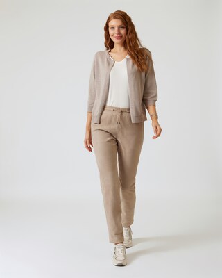 Cardigan aus Bändchengarn