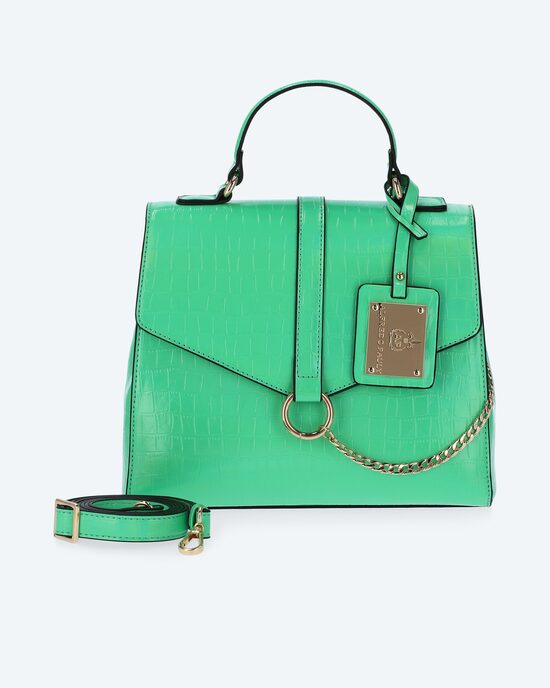 Produktabbildung für Kurzgrifftasche in Kroko-Optik