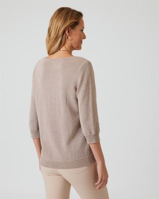 Bändchengarn-Pullover