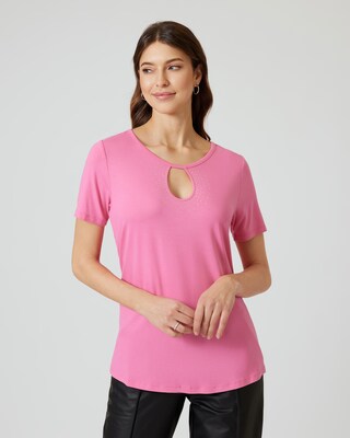 Shirt mit Keyhole