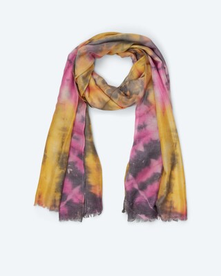Schal in Batik-Optik