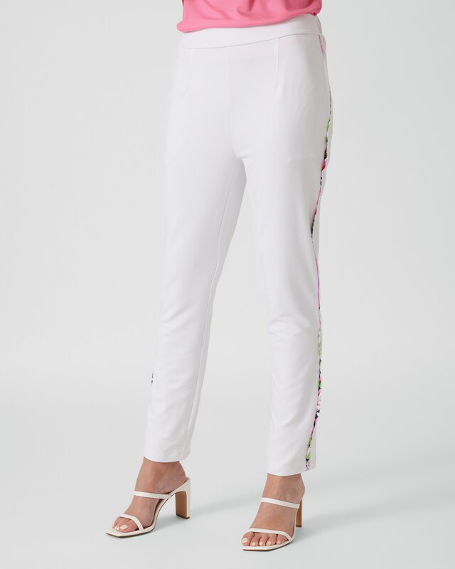 Jogpants mit Kontrastpaspel