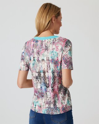 Shirt mit Schlangendruck