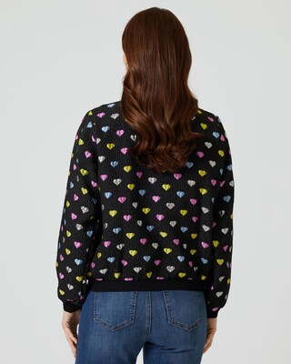 Blousonjacke mit Druck