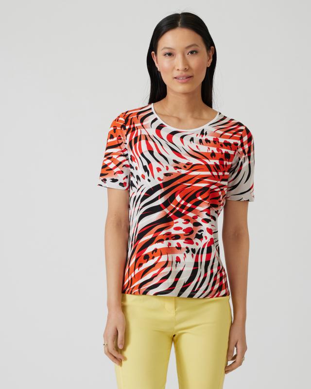 Shirt mit Zebra-Print