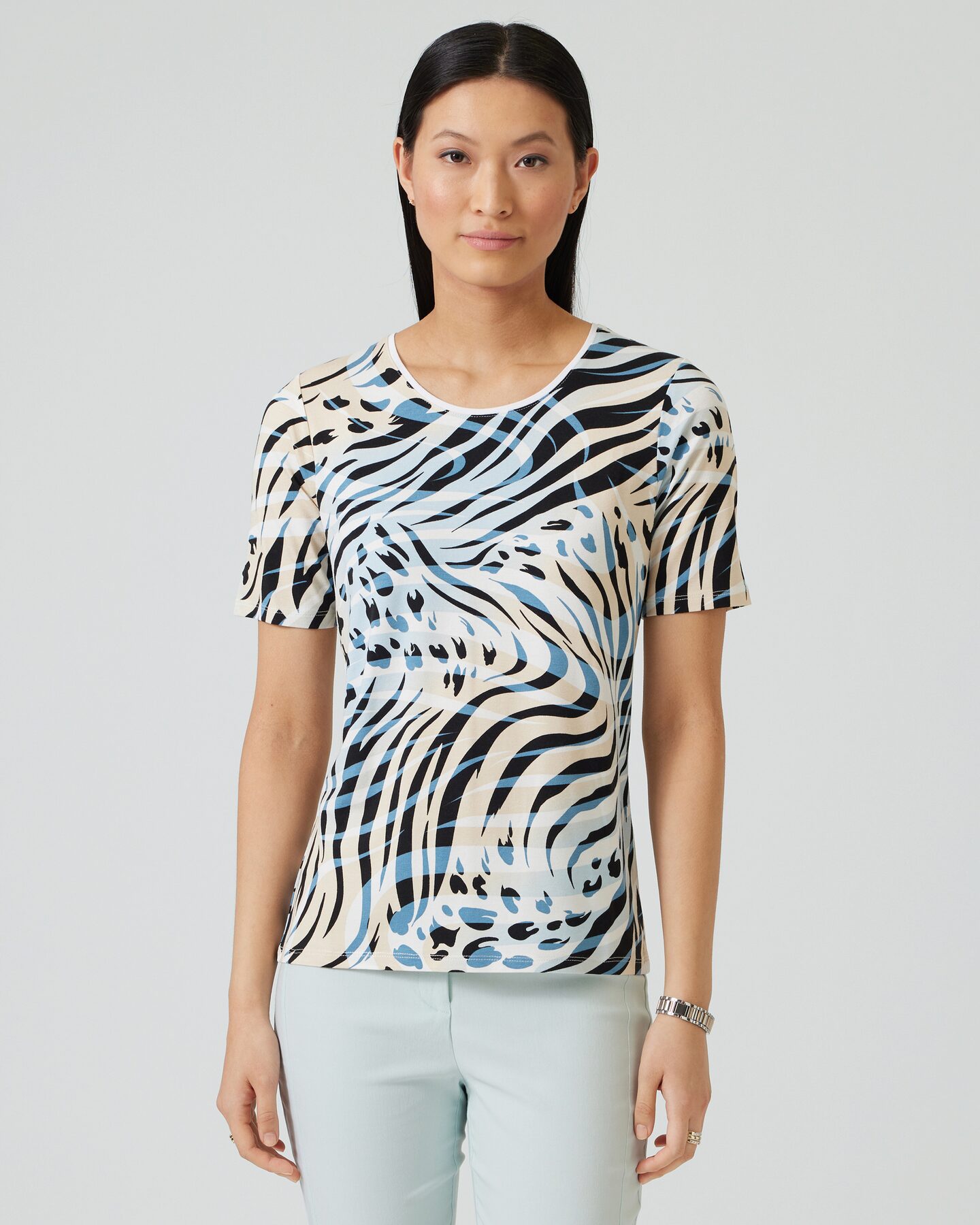 Produktabbildung für Shirt mit Zebra-Print