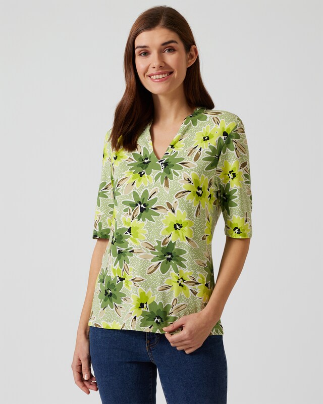 Shirt mit Allover-Print