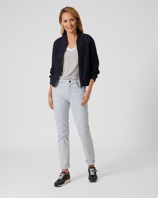 Lederjacke im Piloten-Style
