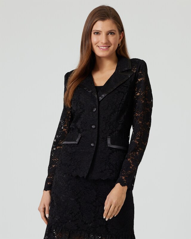 Blazer aus Spitze