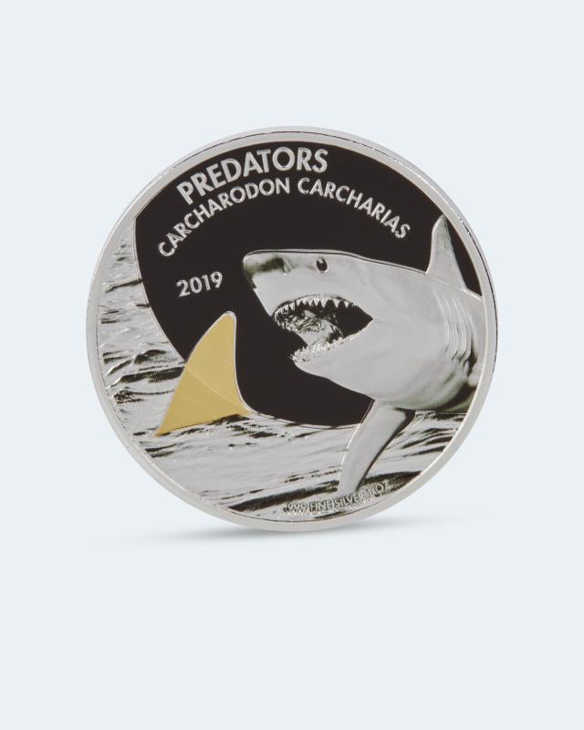 Silberunze CCA Predator Weißer Hai 2019
