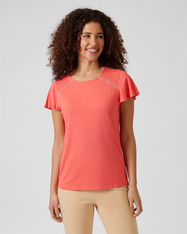 Shirt mit Flügelärmeln
