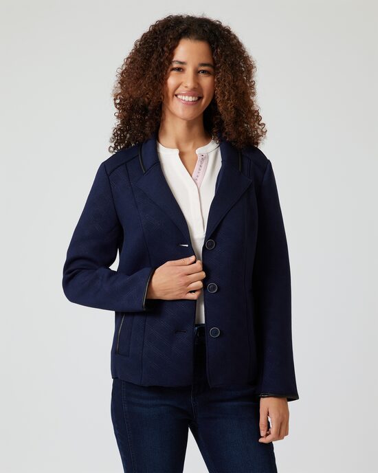 Produktabbildung für Jacke mit Kontrastkanten