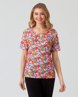 Shirt im Blumen-Print