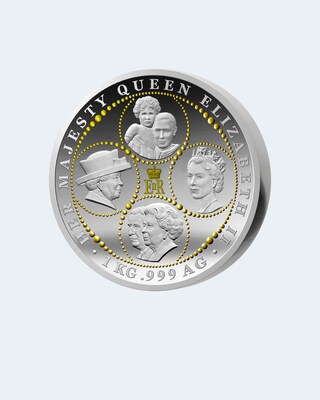 Silberkilo Queen Elizabeth II 2022