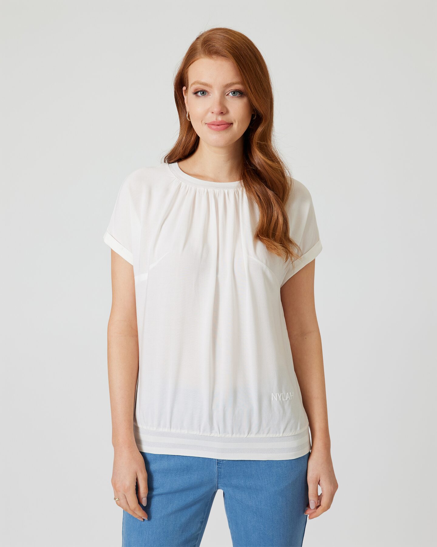 Produktabbildung für Shirt mit Raffung