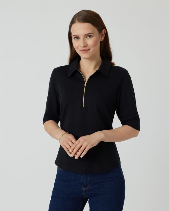 Produktabbildung für Ponte Poloshirt "TENCEL™"