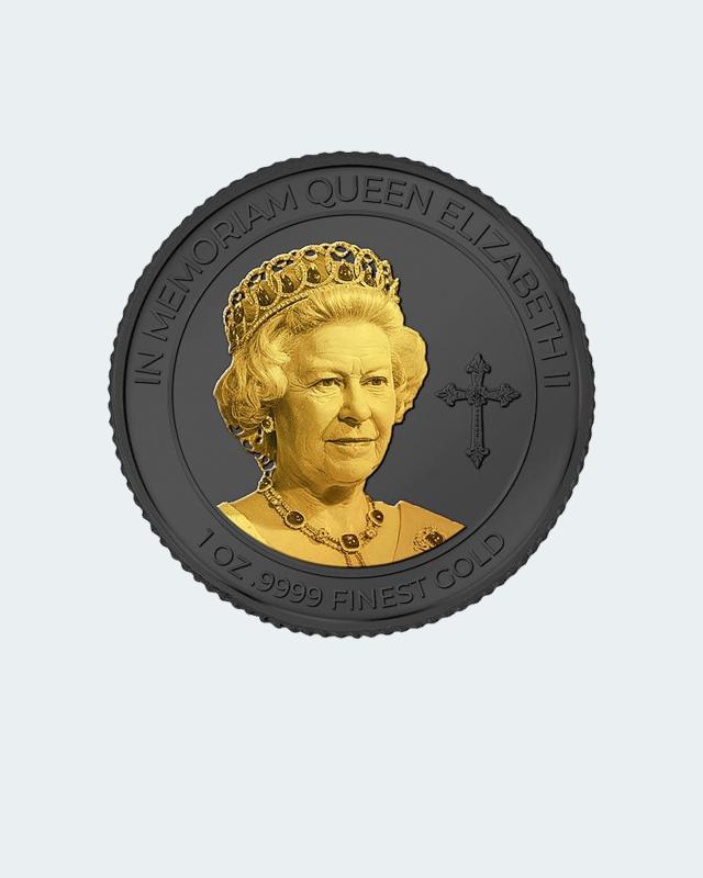 1Oz Gold Queen Elizabeth II 2022