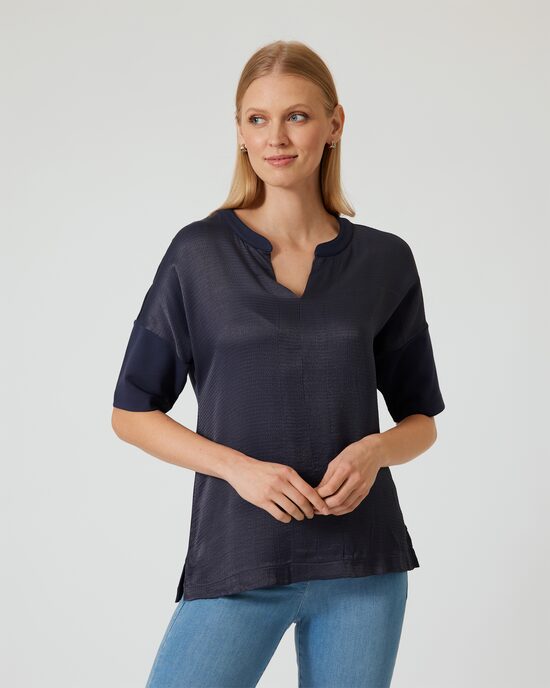 Produktabbildung für Shirt im Materialmix