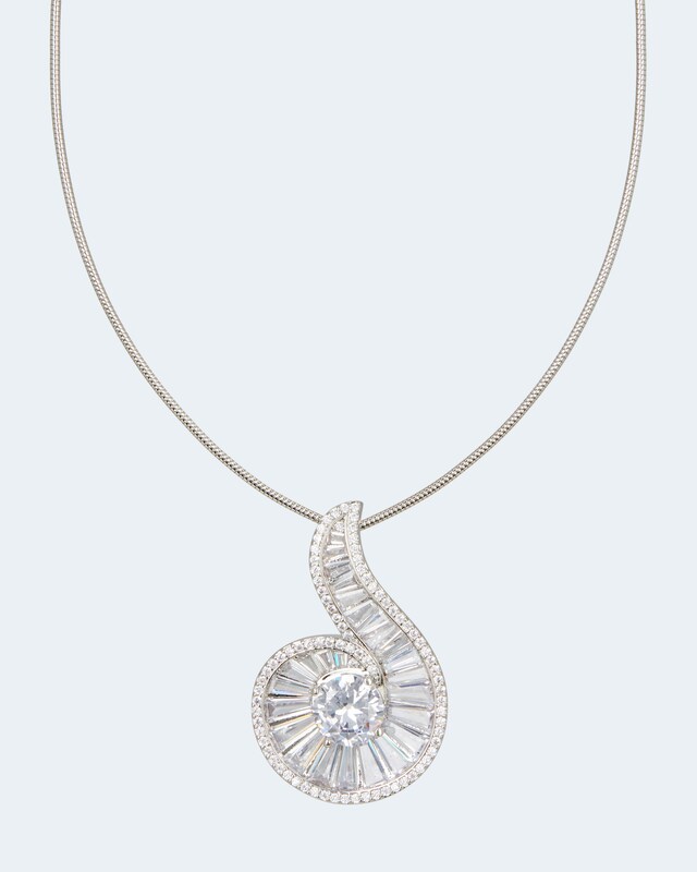 Anhänger mit Zirkonia an Omegareif