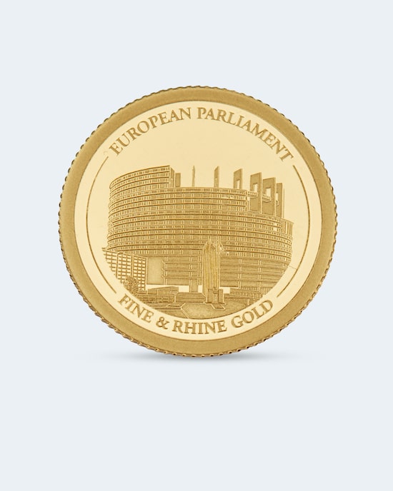 Produktabbildung für Goldmünze Europäisches Parlament