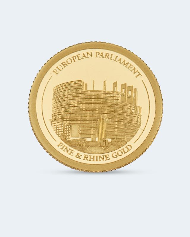 Goldmünze Europäisches Parlament