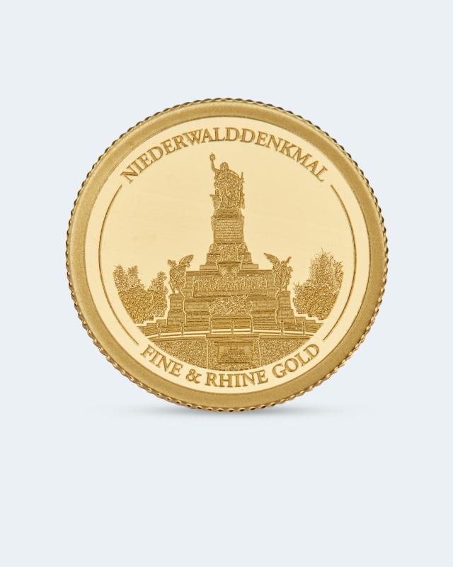 Goldmünze Niederwalddenkmal 2021