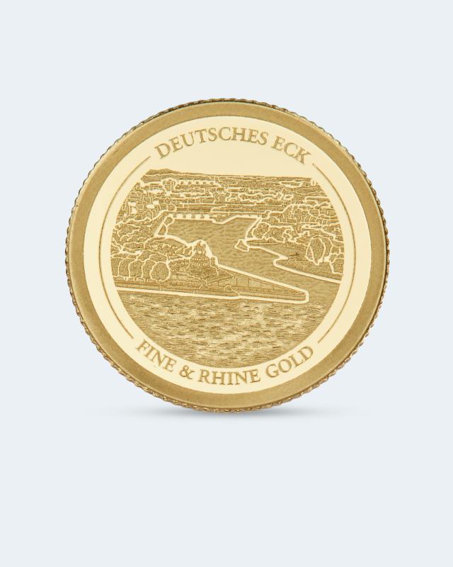 Goldmünze Deutsches Eck 2021