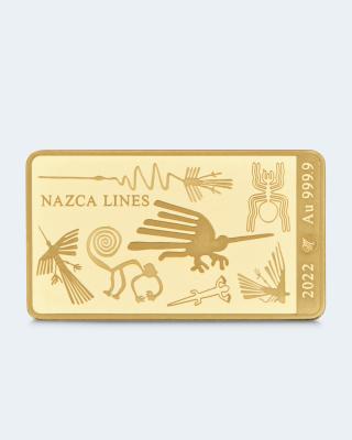 Goldmünze Nazca-Lines