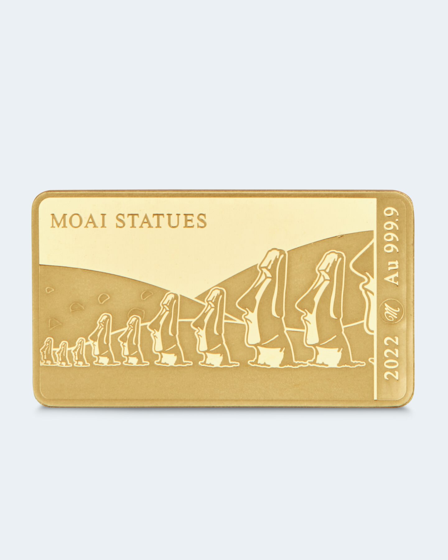 Produktabbildung für Goldmünze Moai