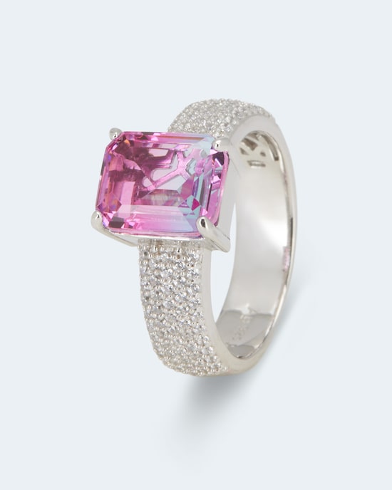 Produktabbildung für Ring mit Rainbow-Zirkonia