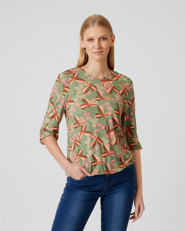 Shirt mit Blumendruck