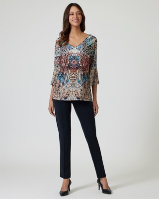 Shirt mit Animal-Mix