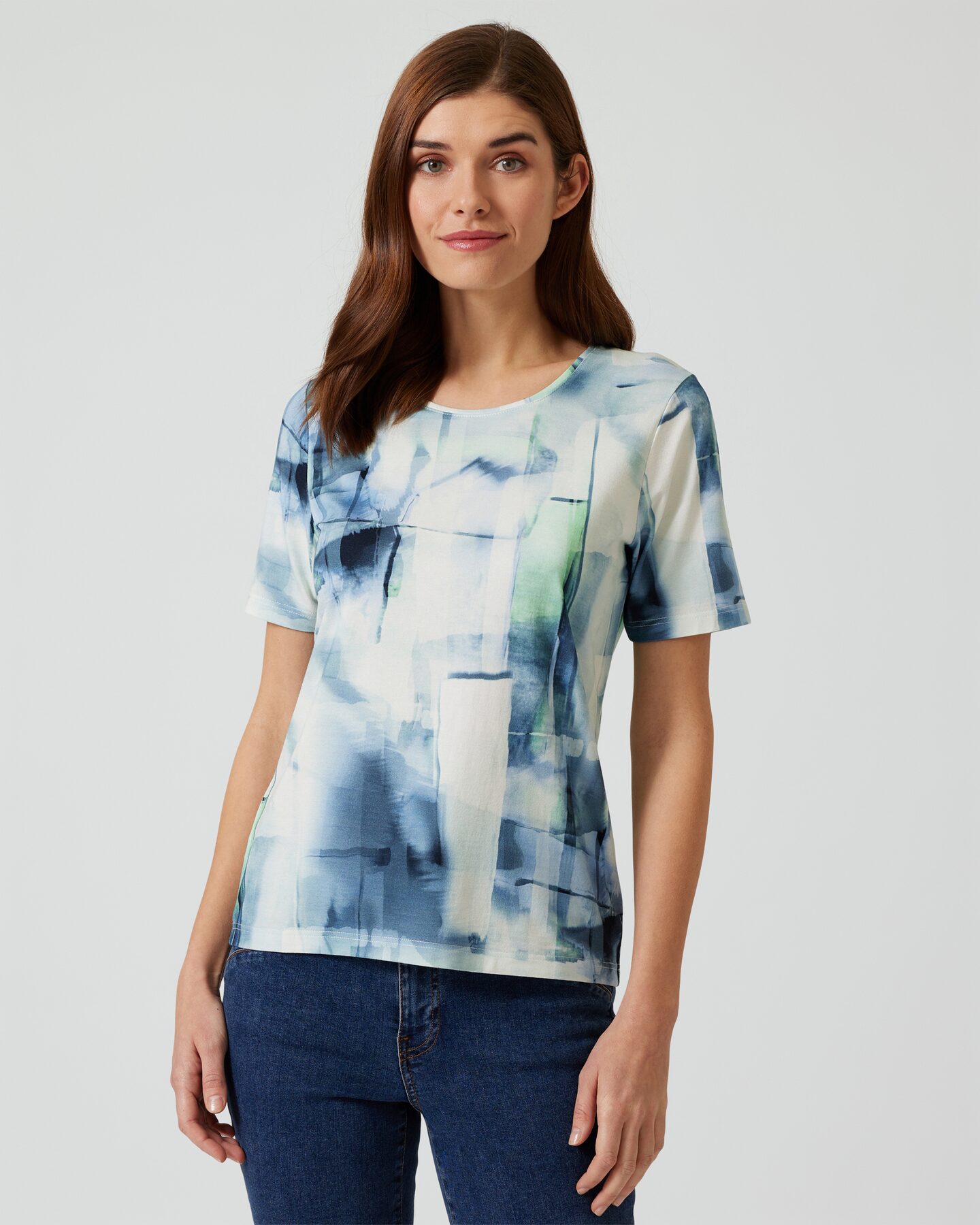 Produktabbildung für Shirt mit Batik-Druck
