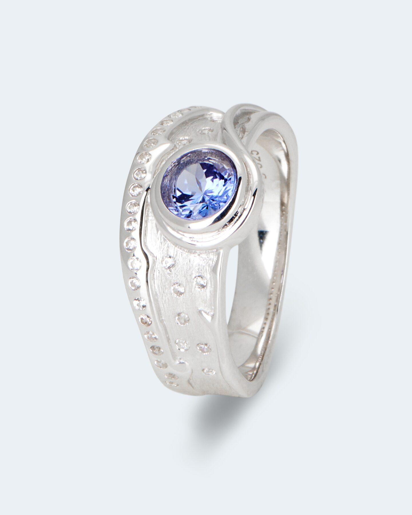 Produktabbildung für Ring mit Tansanit und Zirkon