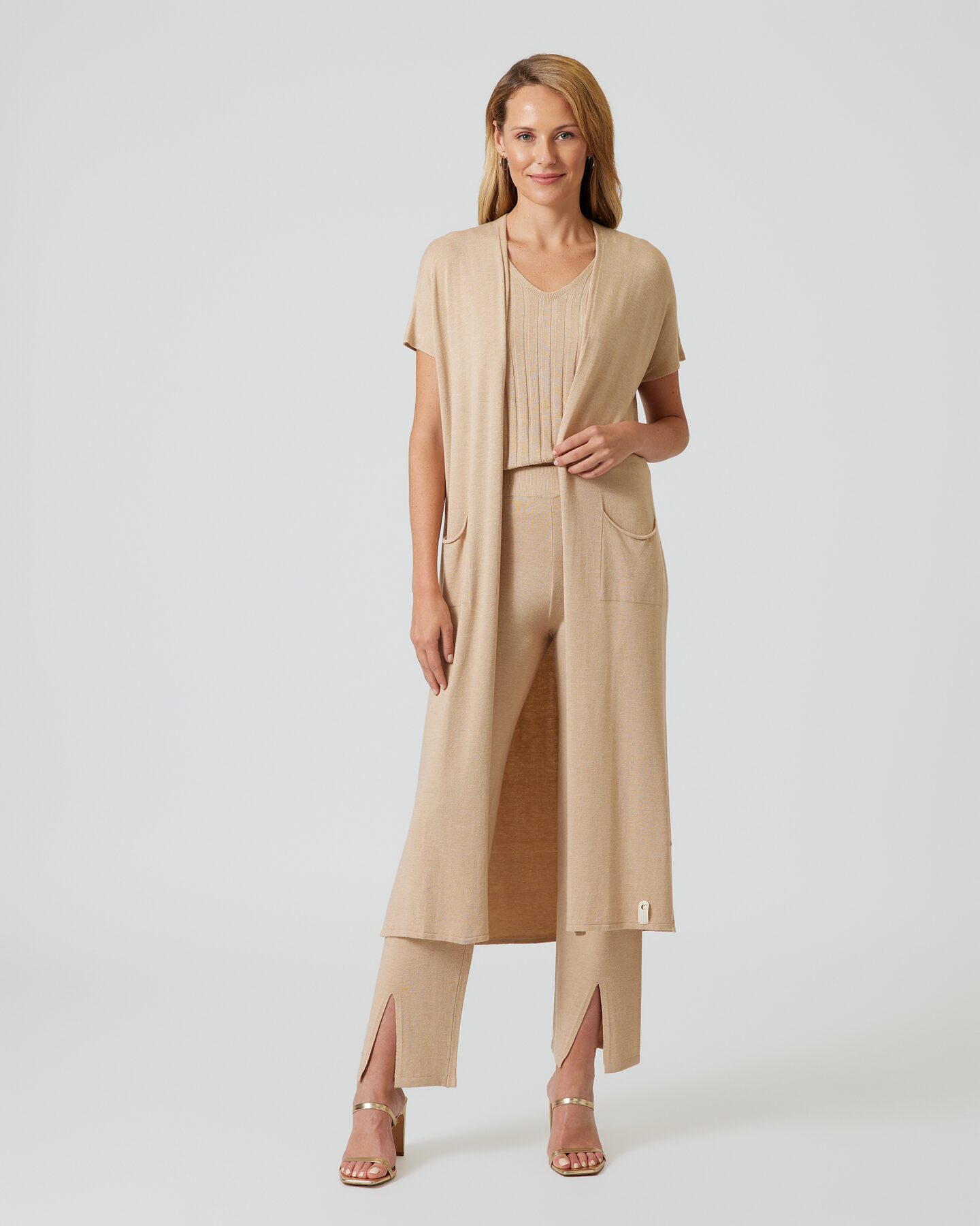 Produktabbildung für Longcardigan in offener Form