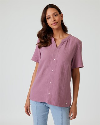 Shirt mit Knopfleiste
