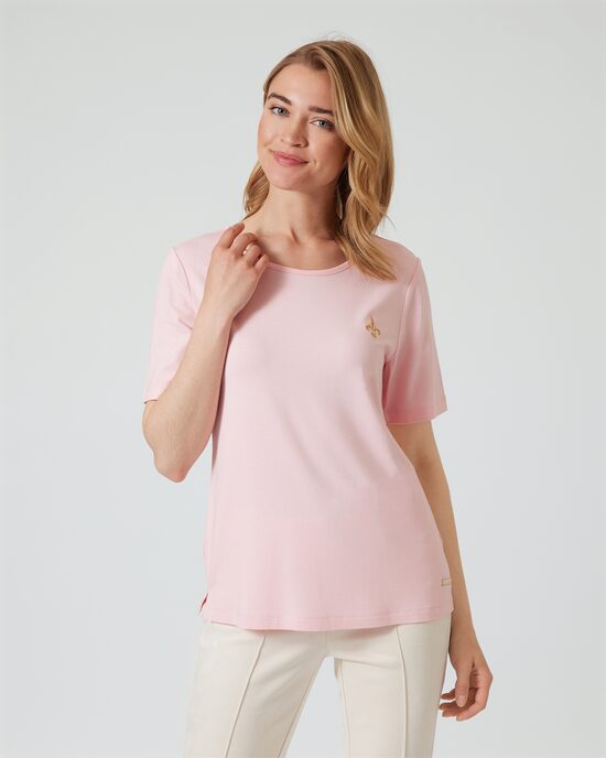 Produktabbildung für Shirt mit Logo-Stickerei