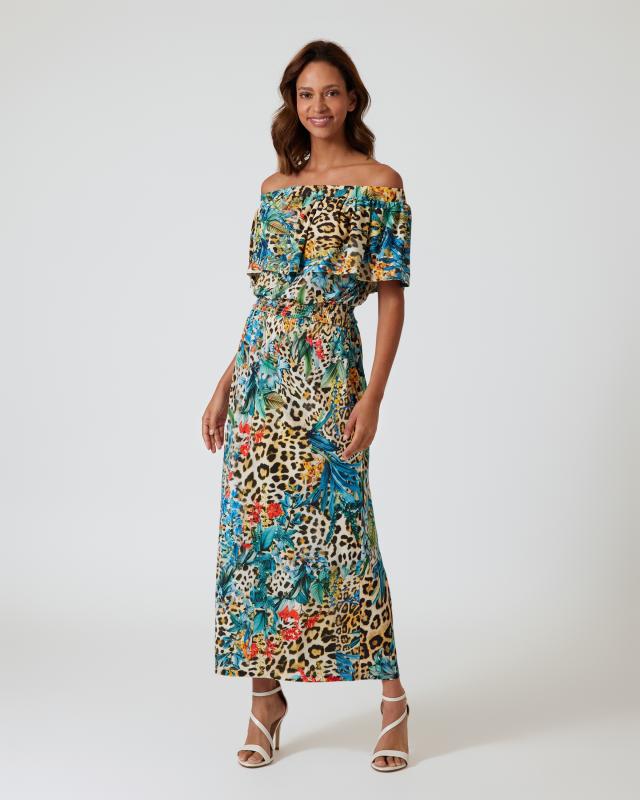 Kleid im Tropic-Print