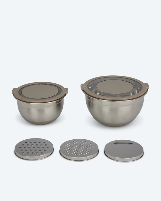 Produktabbildung für Schüssel-Set Edelstahl, 7tlg.