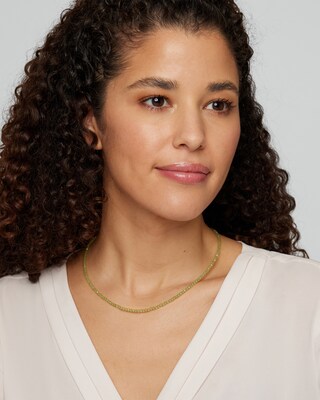 Collier mit Peridot