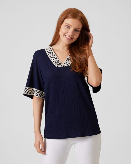 Produktabbildung für Tunika-Shirt mit Zierborten