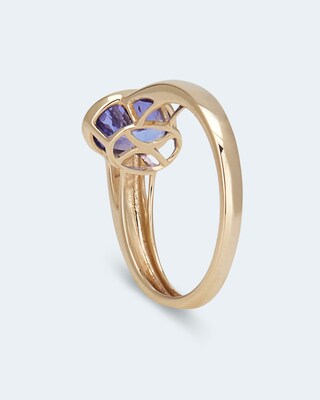 Ring mit Tansanit AAAA