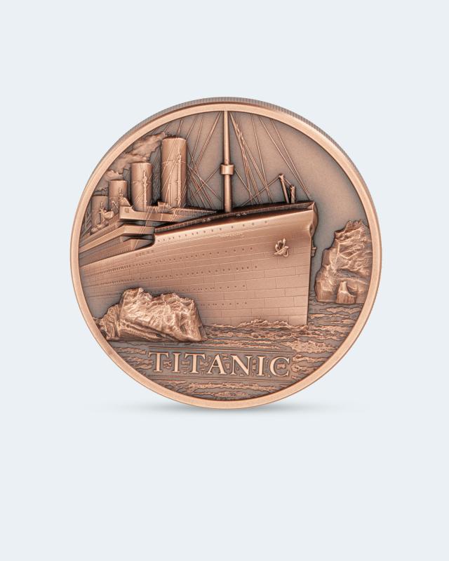 Kupfermünze Titanic 2022