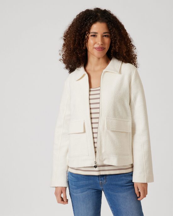 Produktabbildung für Jacke mit Melange-Garn